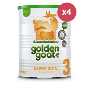 Golden Goat Keçi Devam Sütü 3 Numara 400 gr 4'lü Paket