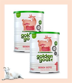 Golden Goat Keçi Bebek Sütü 1 Numara 400 gr 2'li Paket