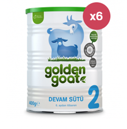 Golden Goat Keçi Devam Sütü 2 Numara 400 gr 6'lı Paket