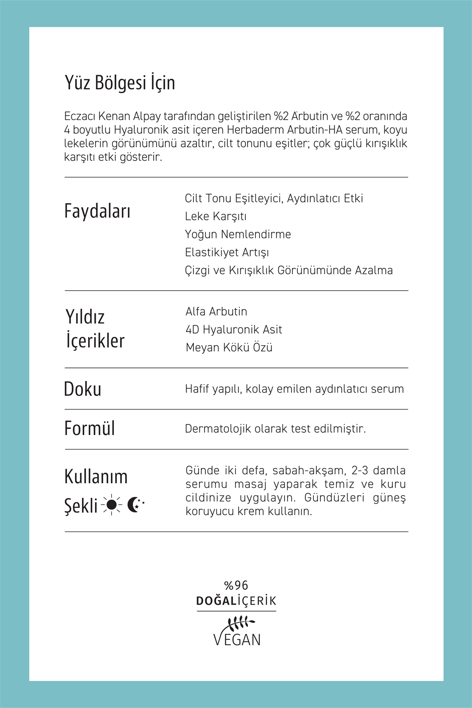 Aydınlatıcı ve Leke Görünümü Azaltıcı Super Serum 30 ml