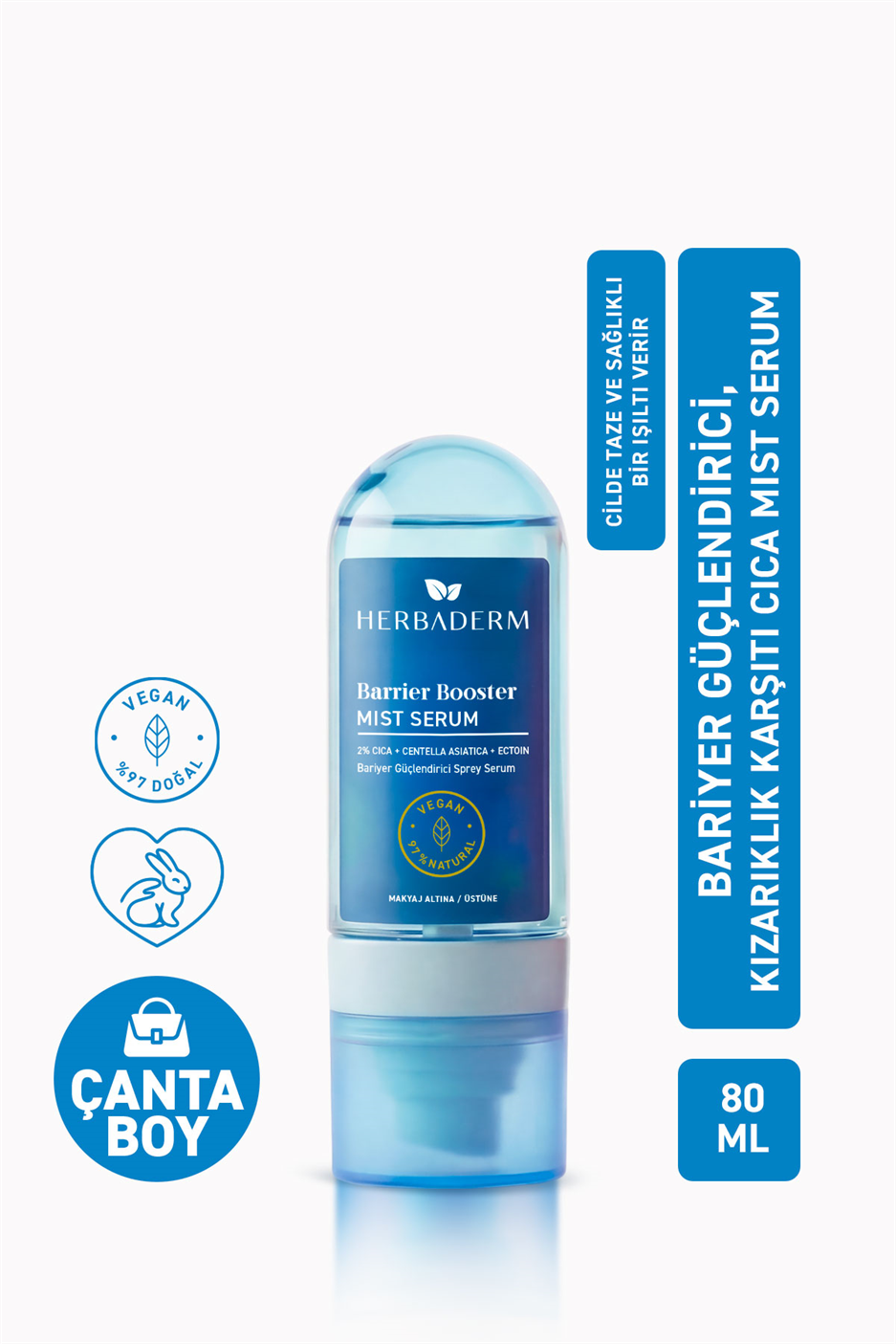 Bariyer Güçlendirici, Kızarıklık Karşıtı Mist Serum, Makyaj Öncesi/Sonrası 80 ml