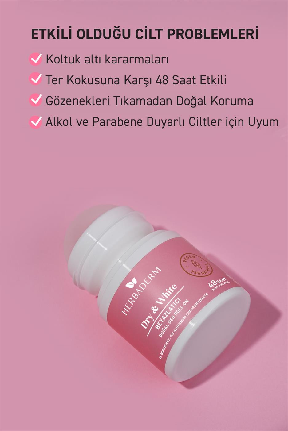 Beyazlatıcı Doğal Deo Roll-On 50 ml