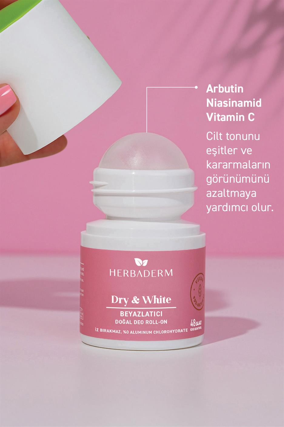 Beyazlatıcı Doğal Deo Roll-On 50 ml
