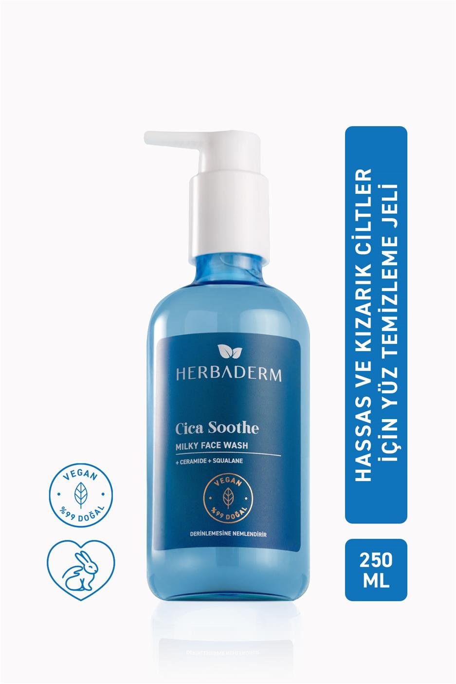 Cıca Yüz Temizleme Jeli, Hassas, Kızarık Ciltler 250 ml