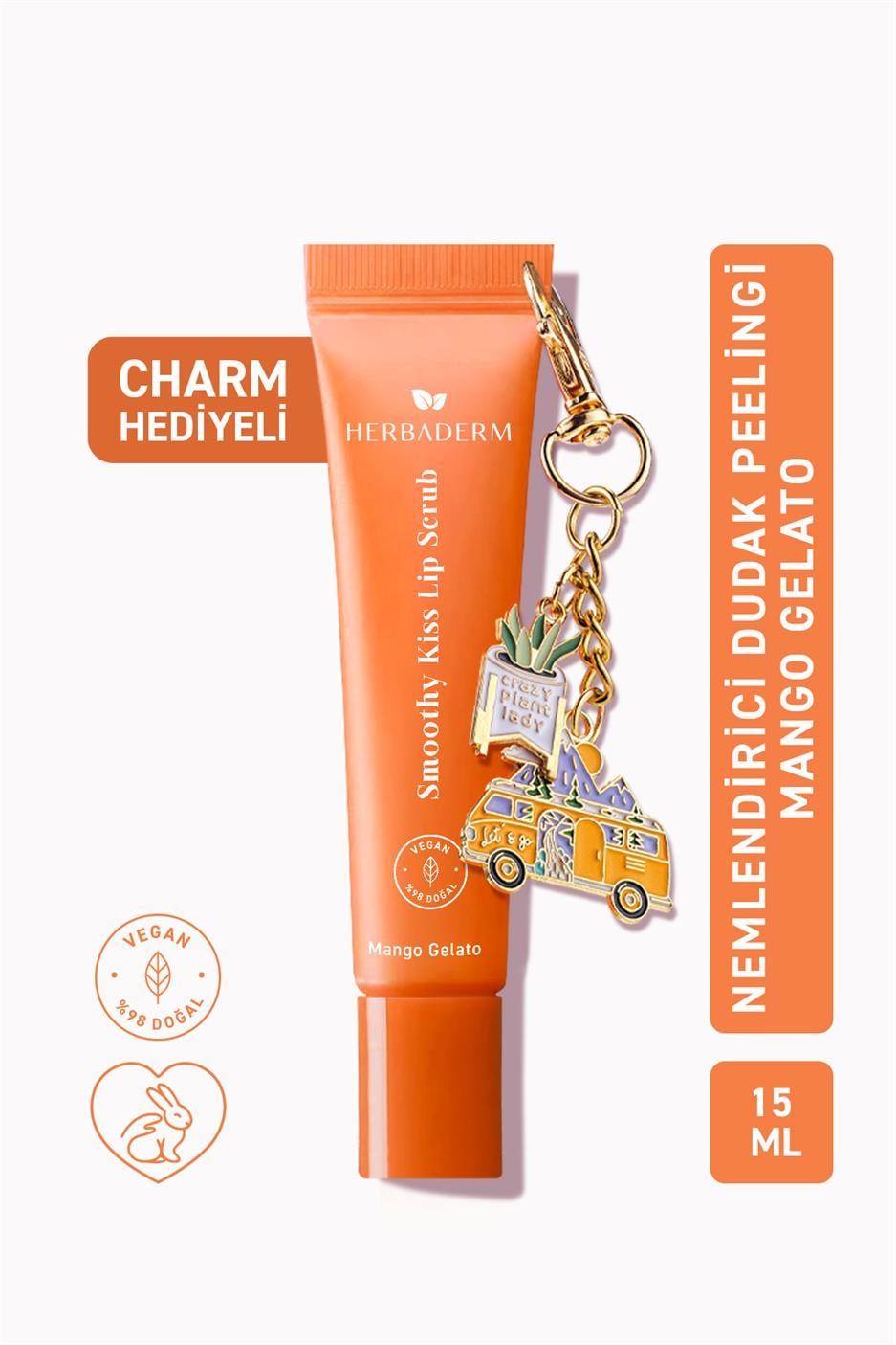 Dudak Peelingi, Lip Scrub-Mango Gelato 15 ml