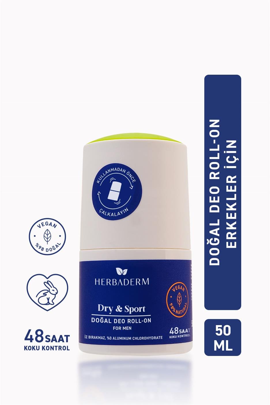 Erkekler için Doğal Deo Roll-On 50 ml