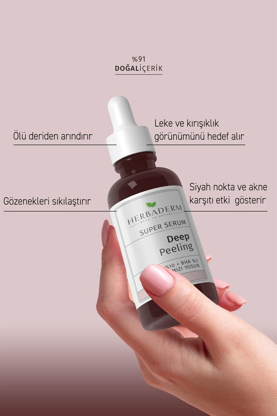 Cilt Tonu Eşitleyici, Sivilce Karşıtı Peelıng Super Serum 30 ml