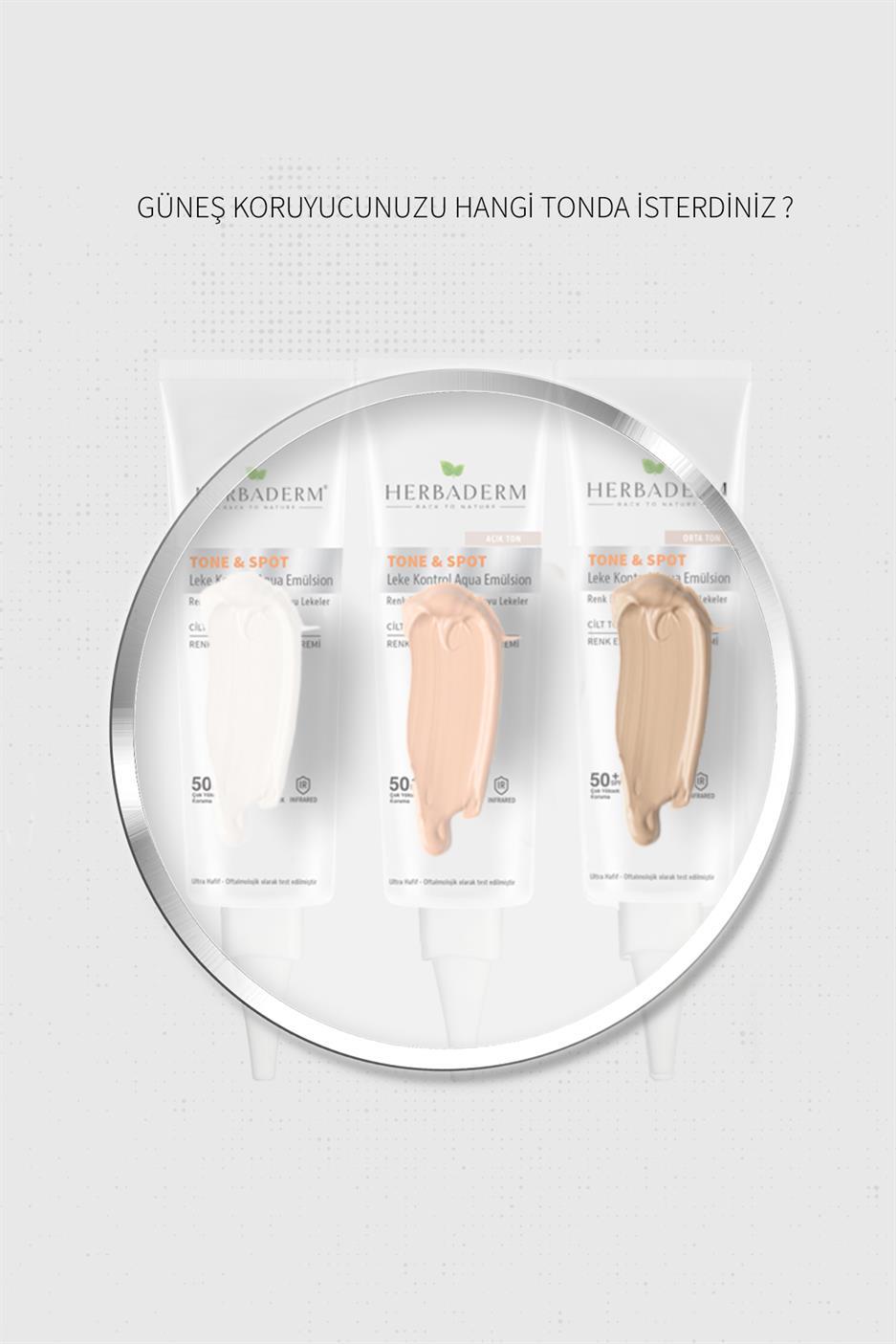 Lekeli Ciltler için Nemlendirici Güneş Kremi, Mavi Işık, UVA,UVB SPF 50+ 40 ml