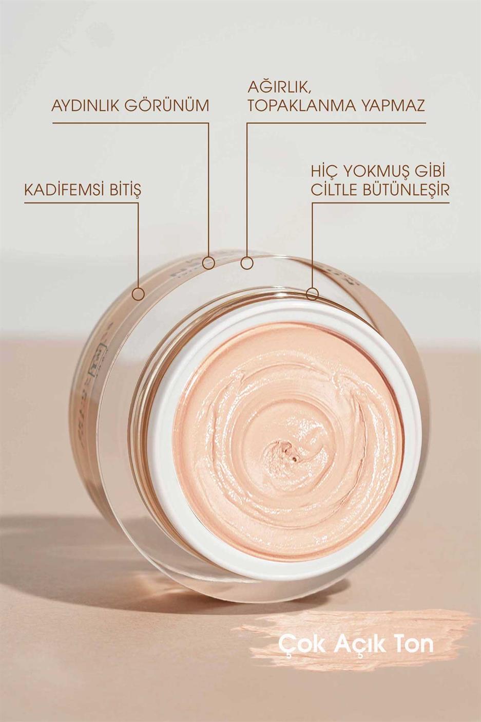 Prımer, Fondöten, Kapatıcı, Çok Açık Ton 30 ml