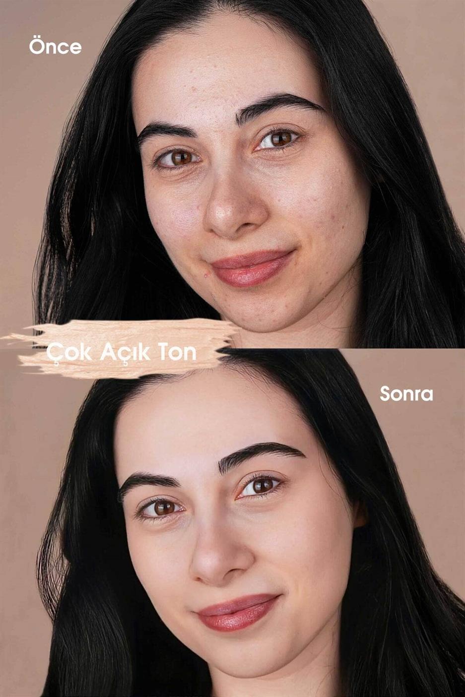 Prımer, Fondöten, Kapatıcı, Çok Açık Ton 30 ml