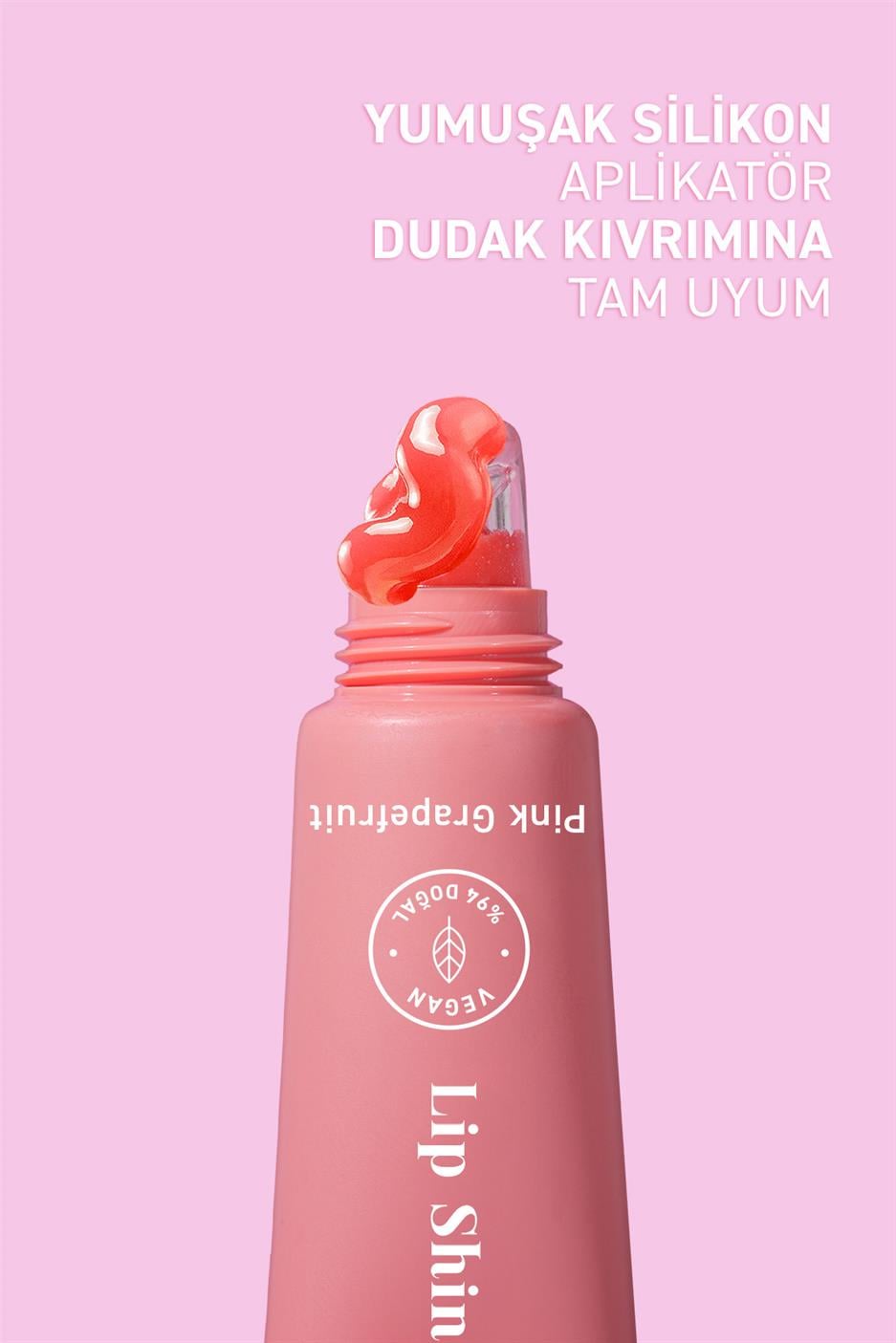 Parlatıcı, Dolgunlaştırıcı, Onarıcı Renkli Dudak Balmı, Greyfurt Aromalı 10 ml