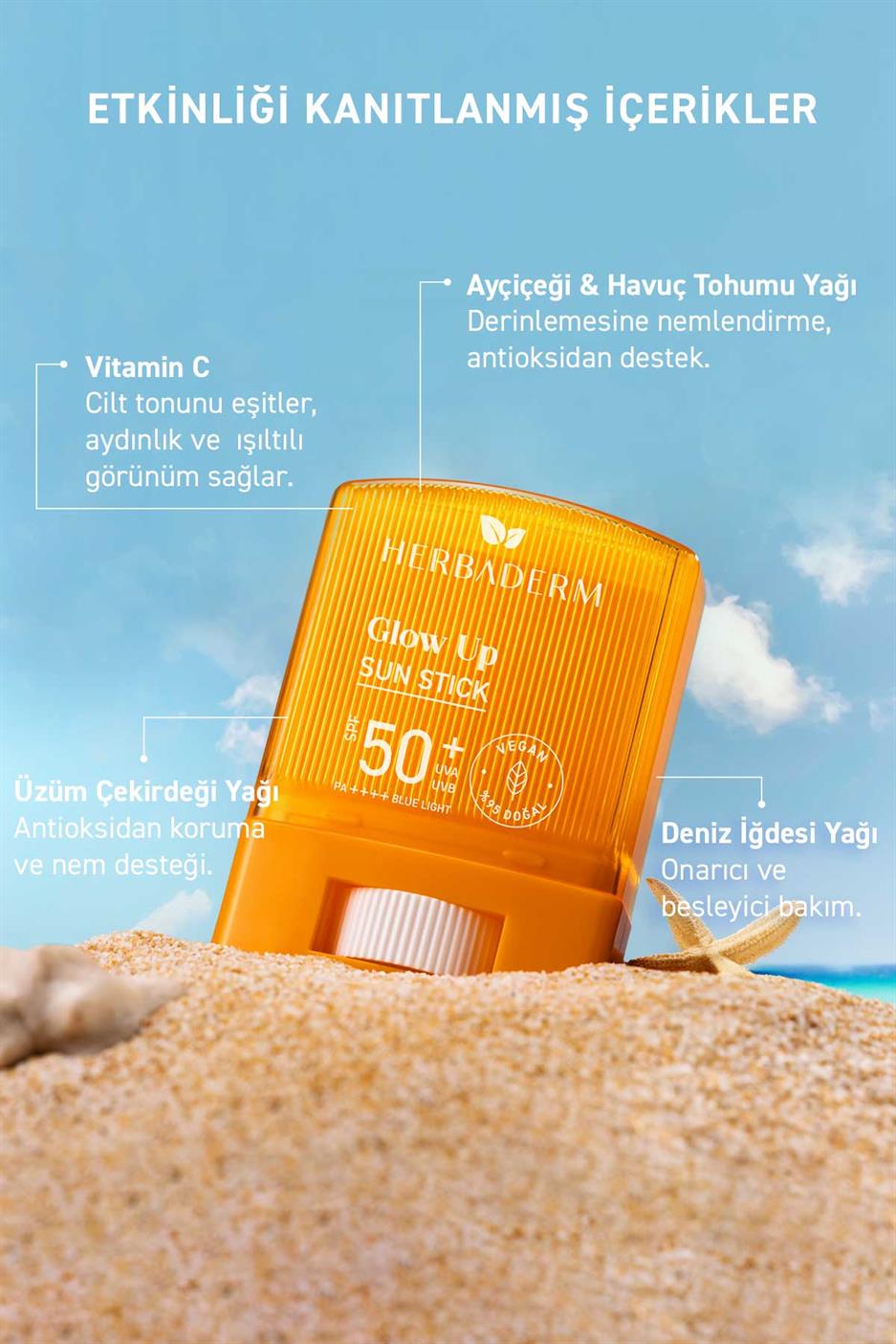 Stıck Güneş Koruyucu SPF 50+ Leke Karşıtı & Aydınlatıcı 19 gr