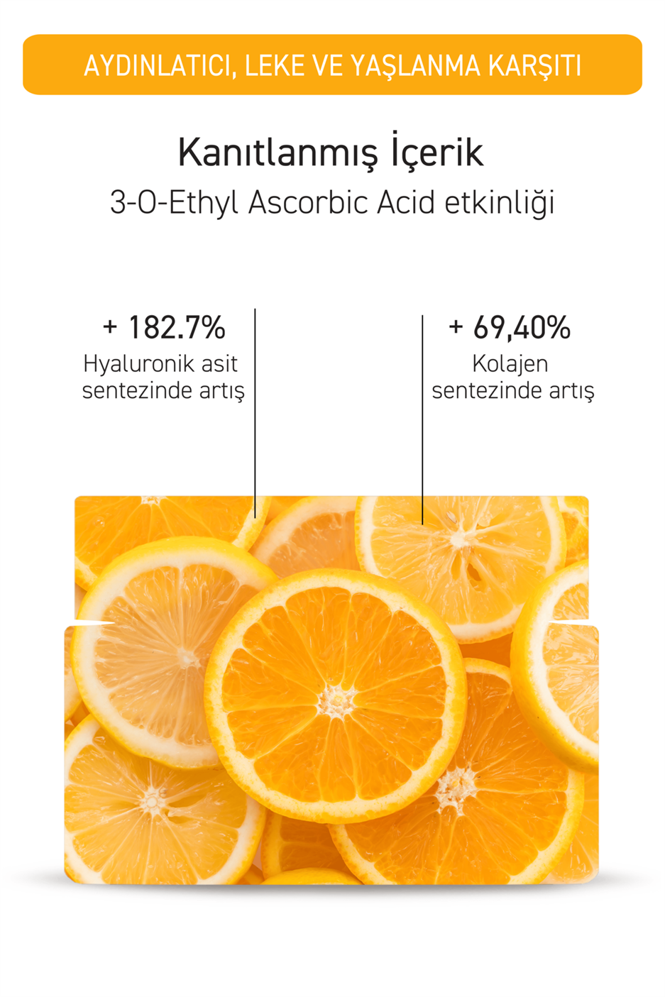 Aydınlatıcı, Leke Karşıtı C Vitamini + Ferulik Asit Nemlendirici Jel Krem 50 ml