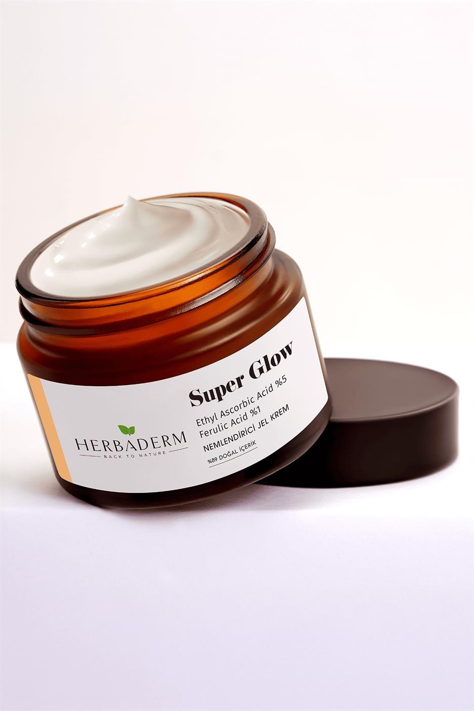 Aydınlatıcı, Leke Karşıtı C Vitamini + Ferulik Asit Nemlendirici Jel Krem 50 ml