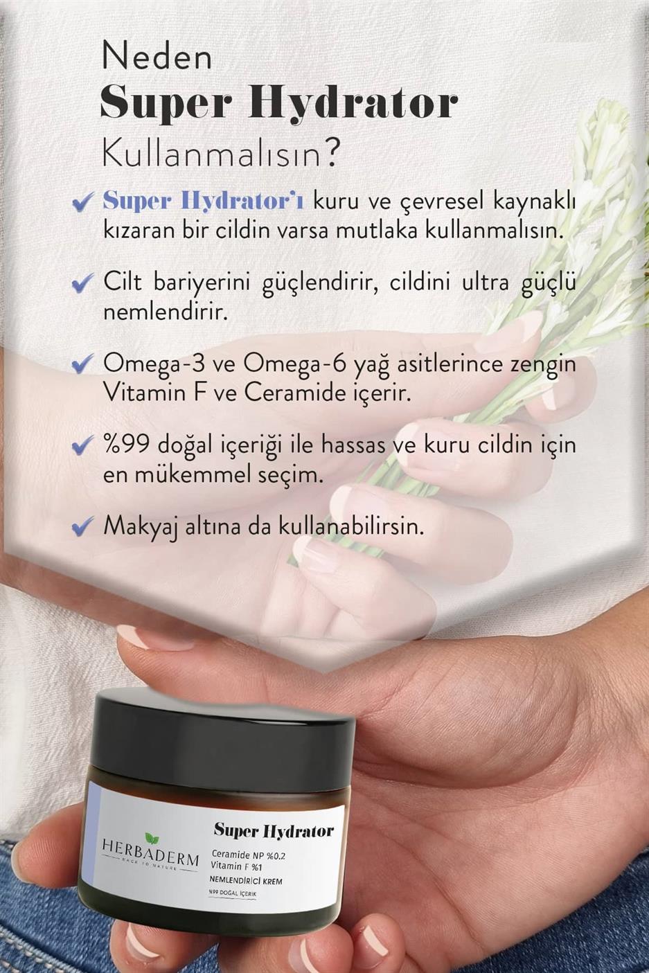 Yoğun Nemlendirici Ceramıde NP  + Vitamin F, Hassas Ciltler 50 ml