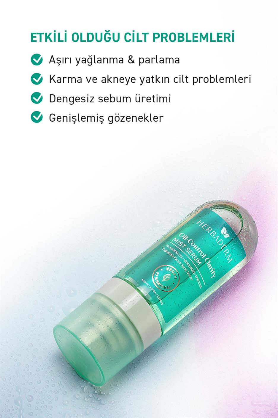 Yağlanma ve Gözenek Karşıtı Mist Serum, Makyaj Öncesi/Sonrası 80 ml