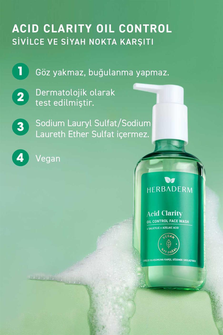 Yağlı ve Sivilceli Ciltler için Yüz Temizleme Jeli 250 ml