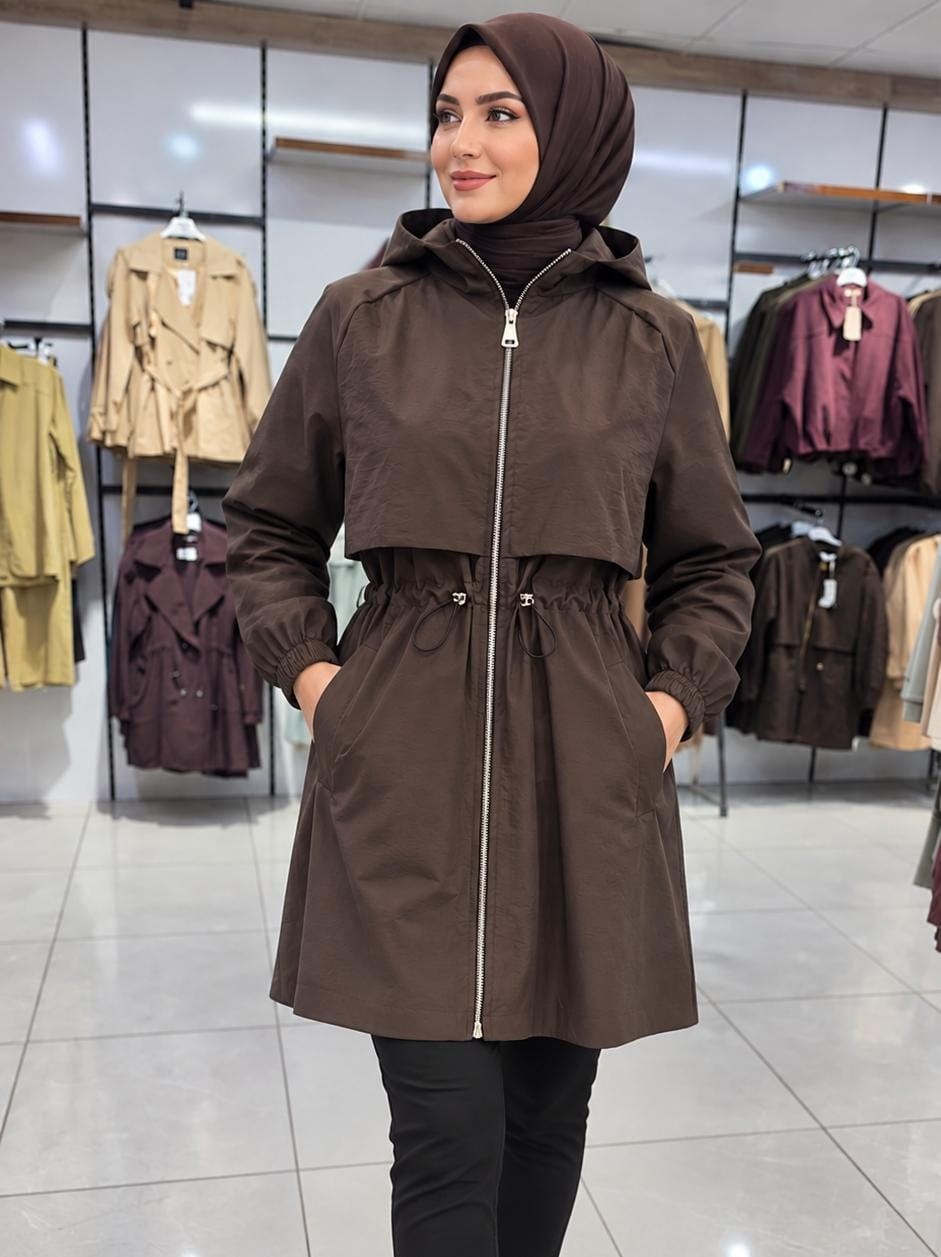 DUFON KAHVE ASTARLI YAĞMURLUK 26171