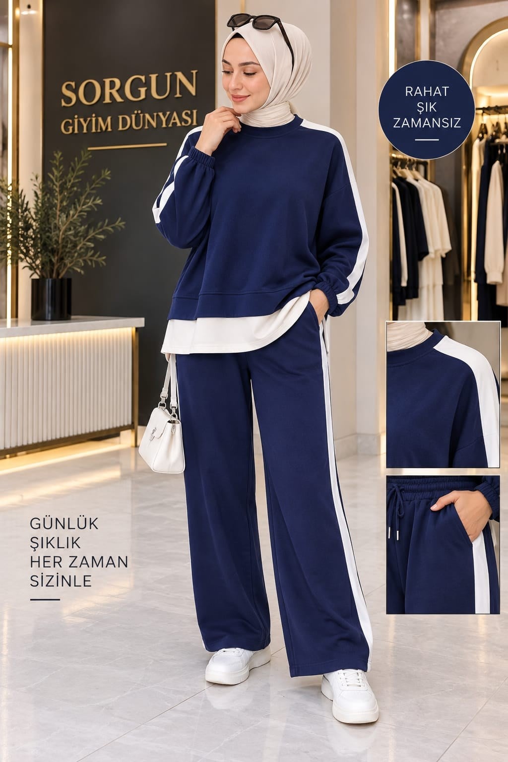 MD LACİVERT OYSHO TAKIM 0020