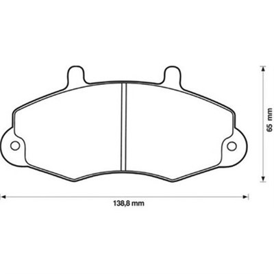 ford transit t12 ön fren balatası