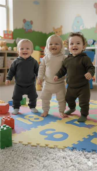 3'lü KAPSONLU UNiSEX TAKIM