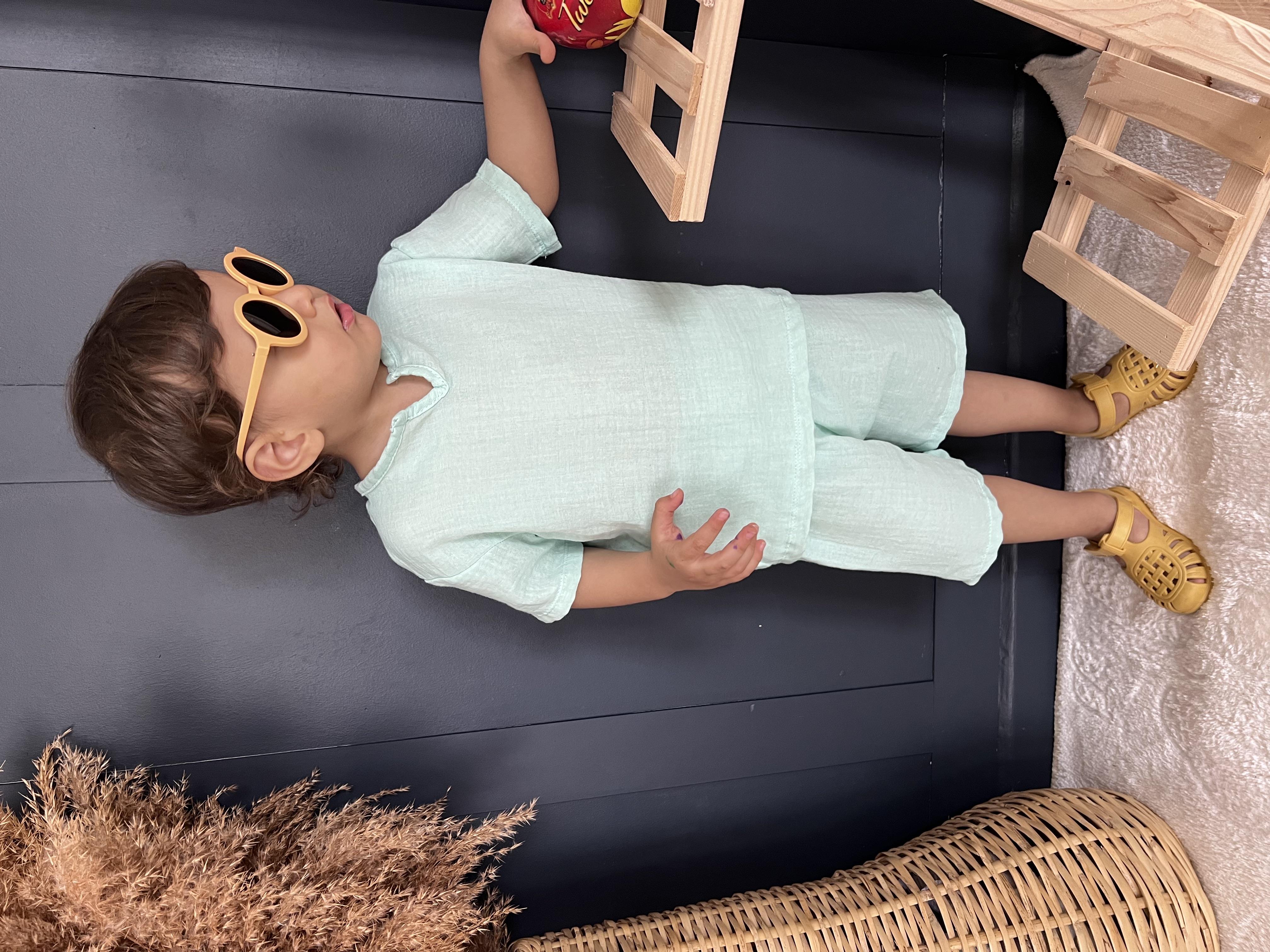 MiNT YESiLi UNiSEX MÜSLiN TAKIM