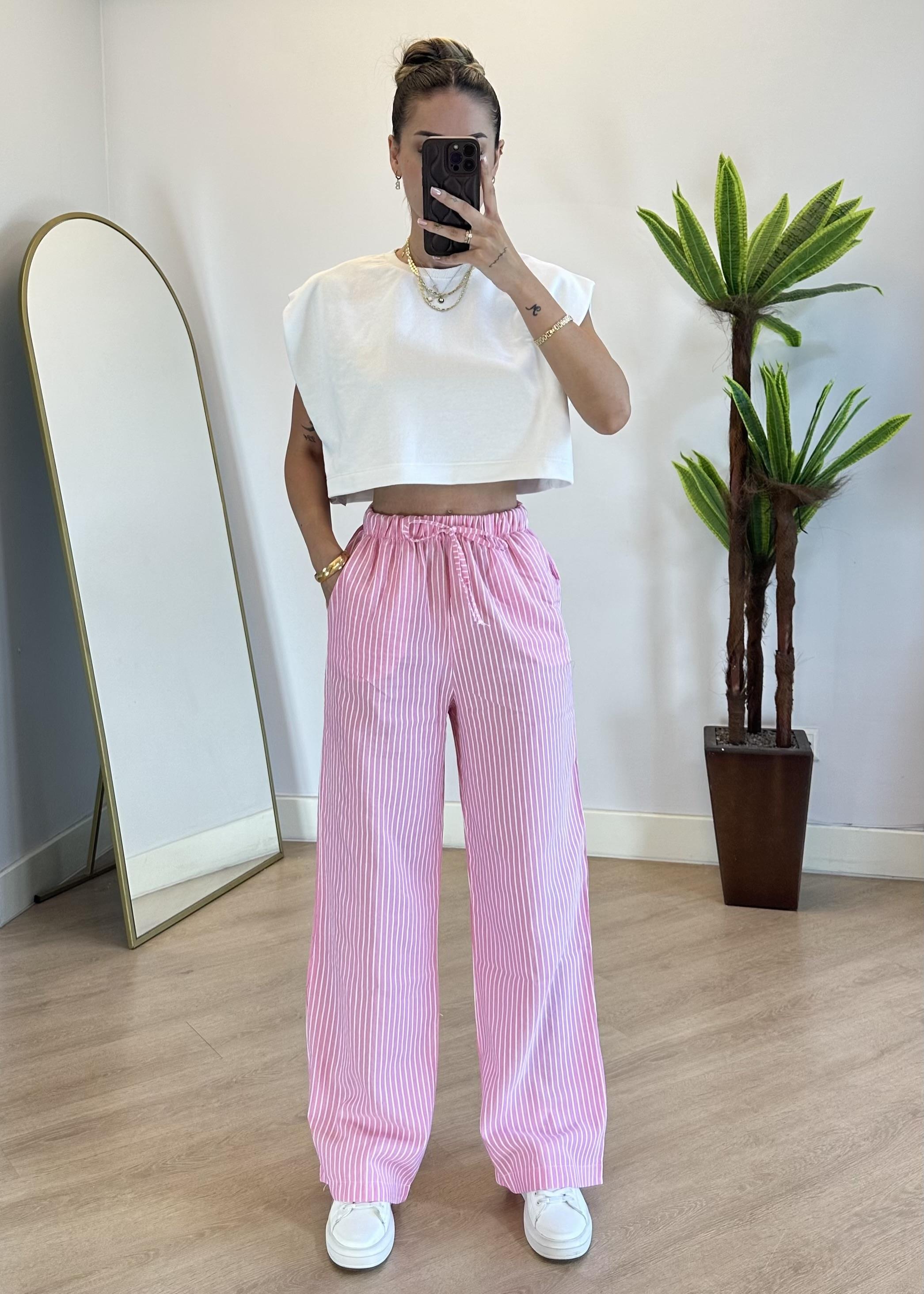 Adora Pembe Bel Lastik Pantolon
