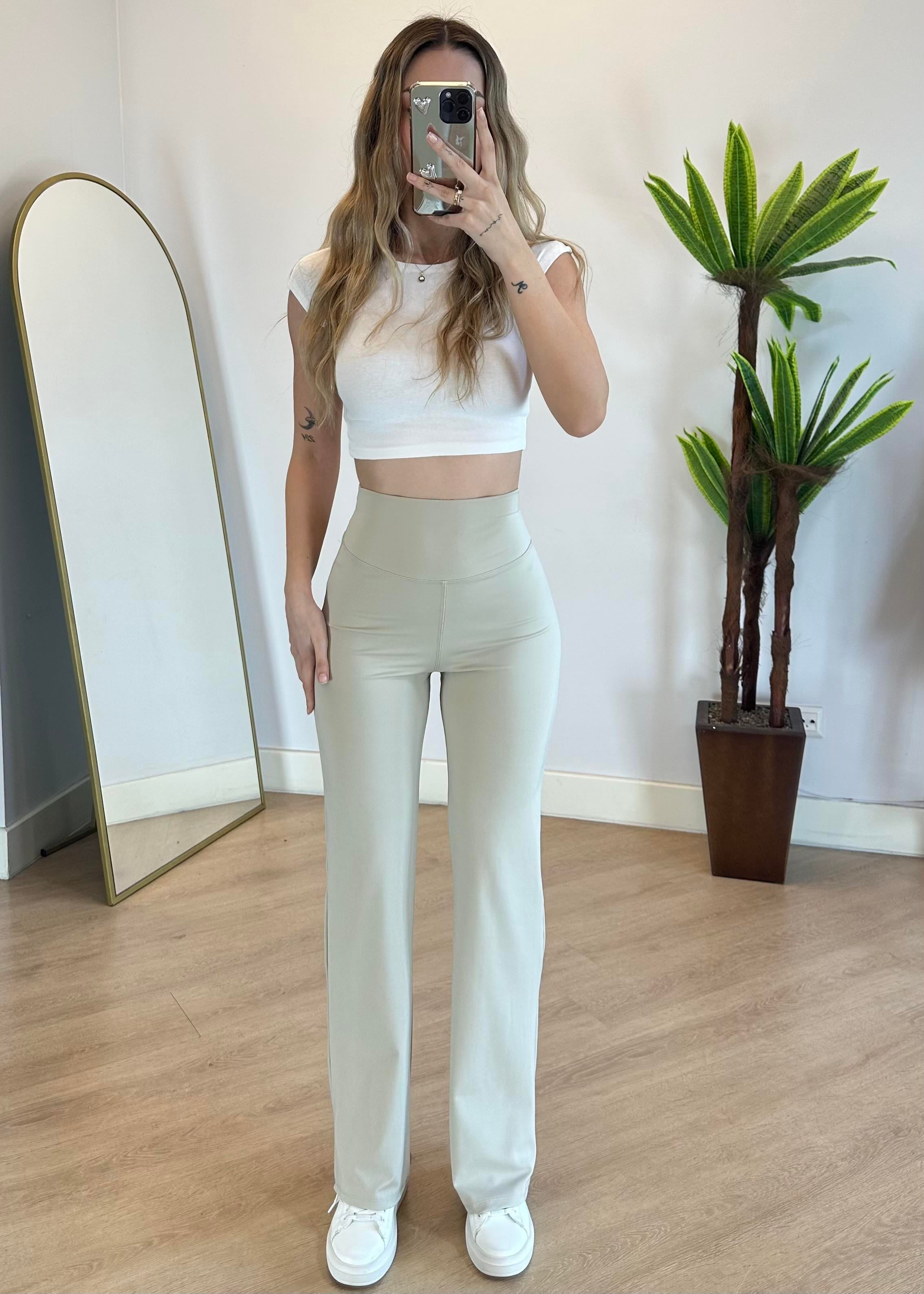 Oysho Bej Boru Paça Tayt