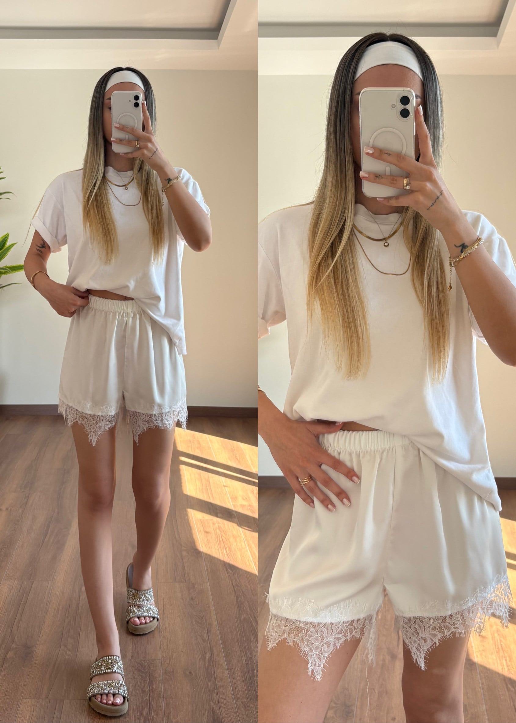 Pinterest Beyaz Şort