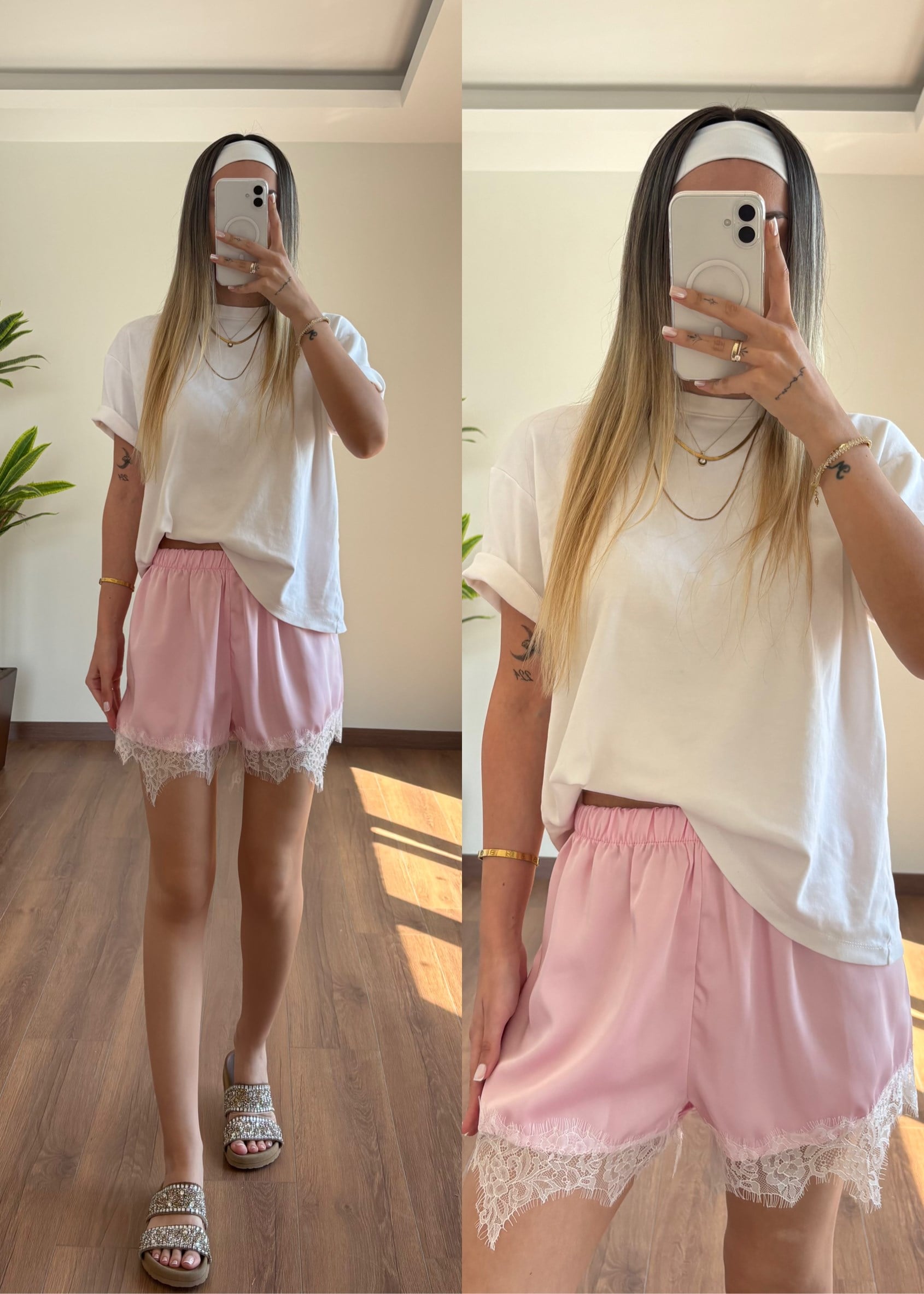 Pinterest Pembe Şort