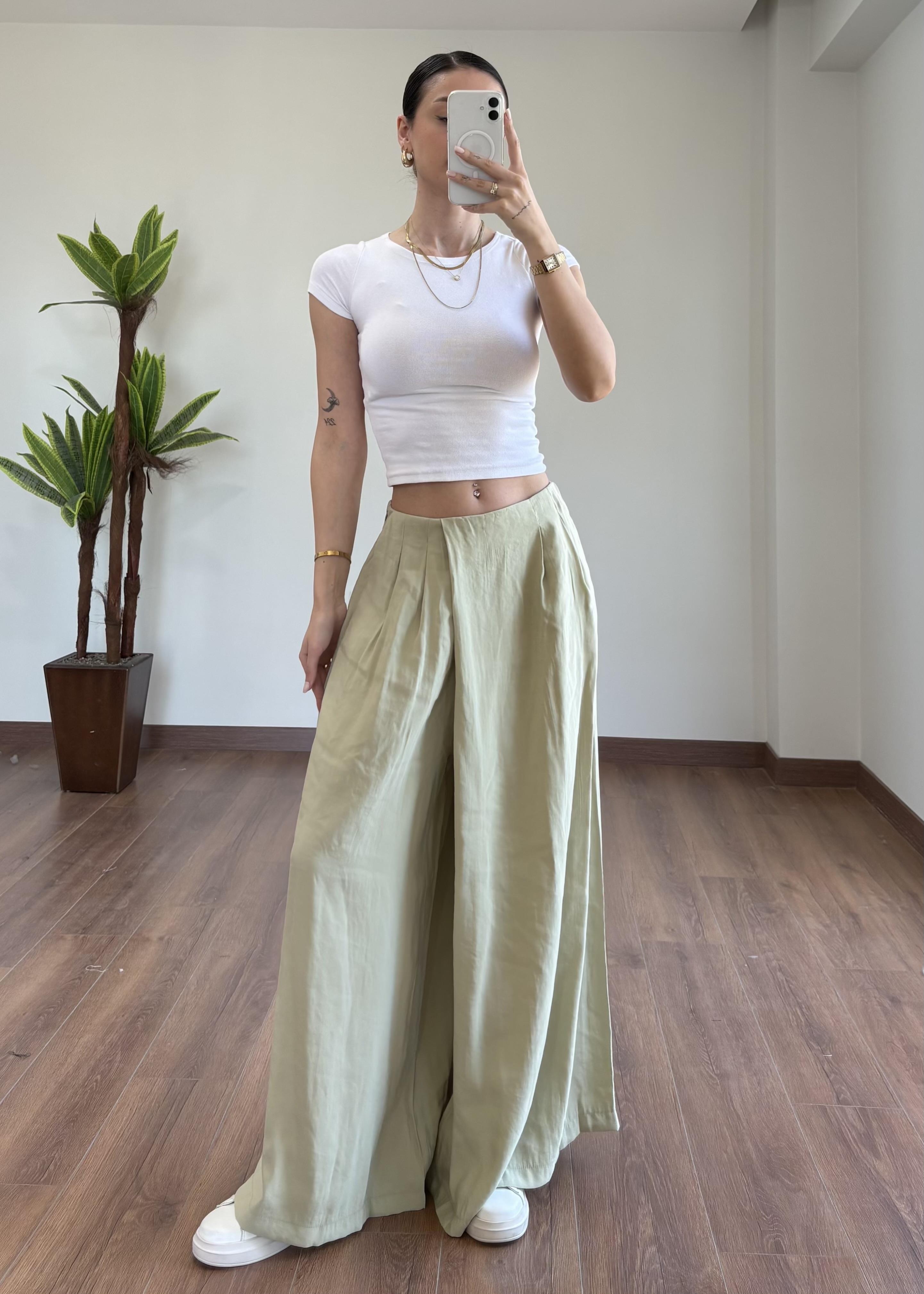 Doris Yeşil Etek Pantolon