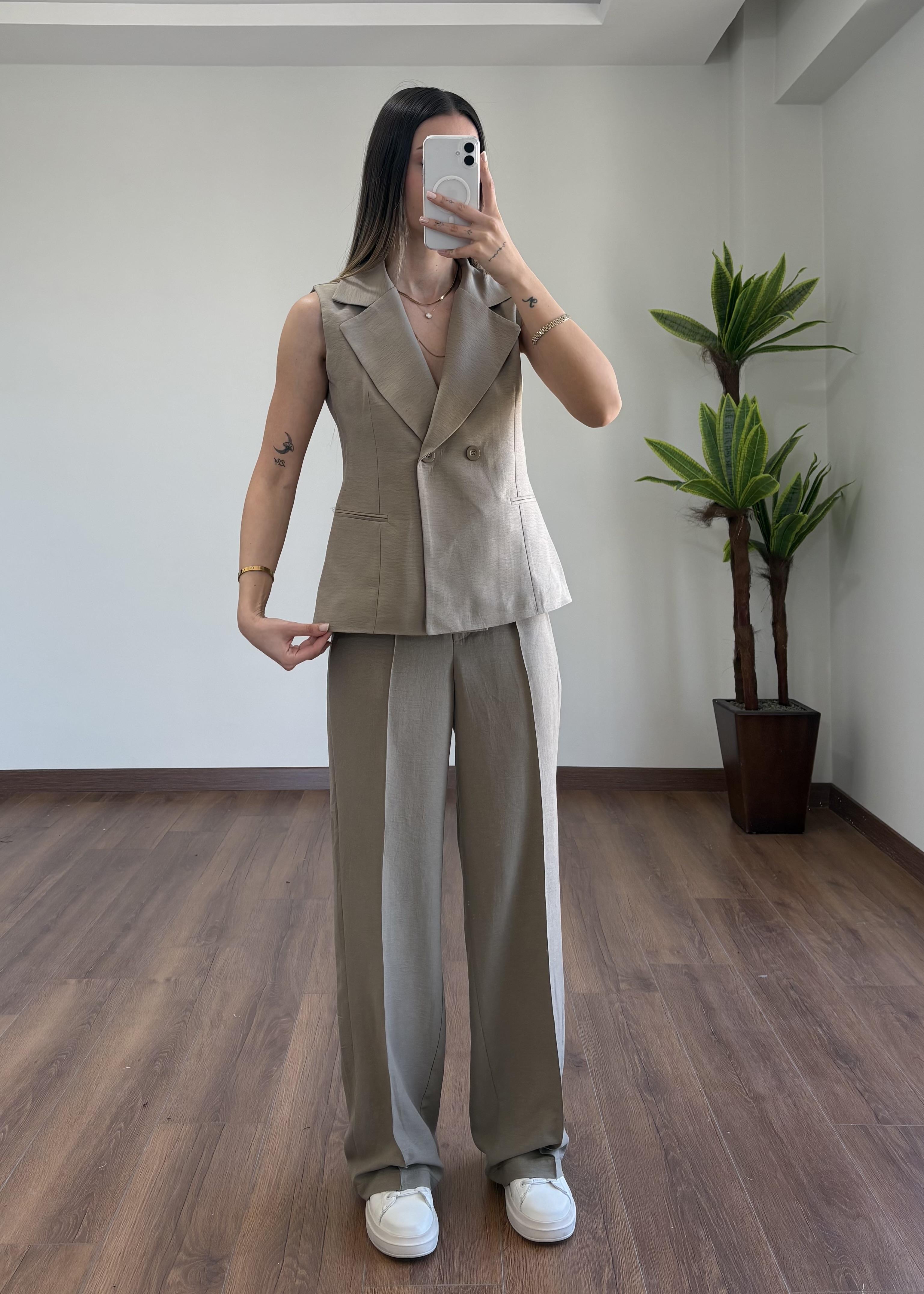 Osya Vizon Yelek Takım