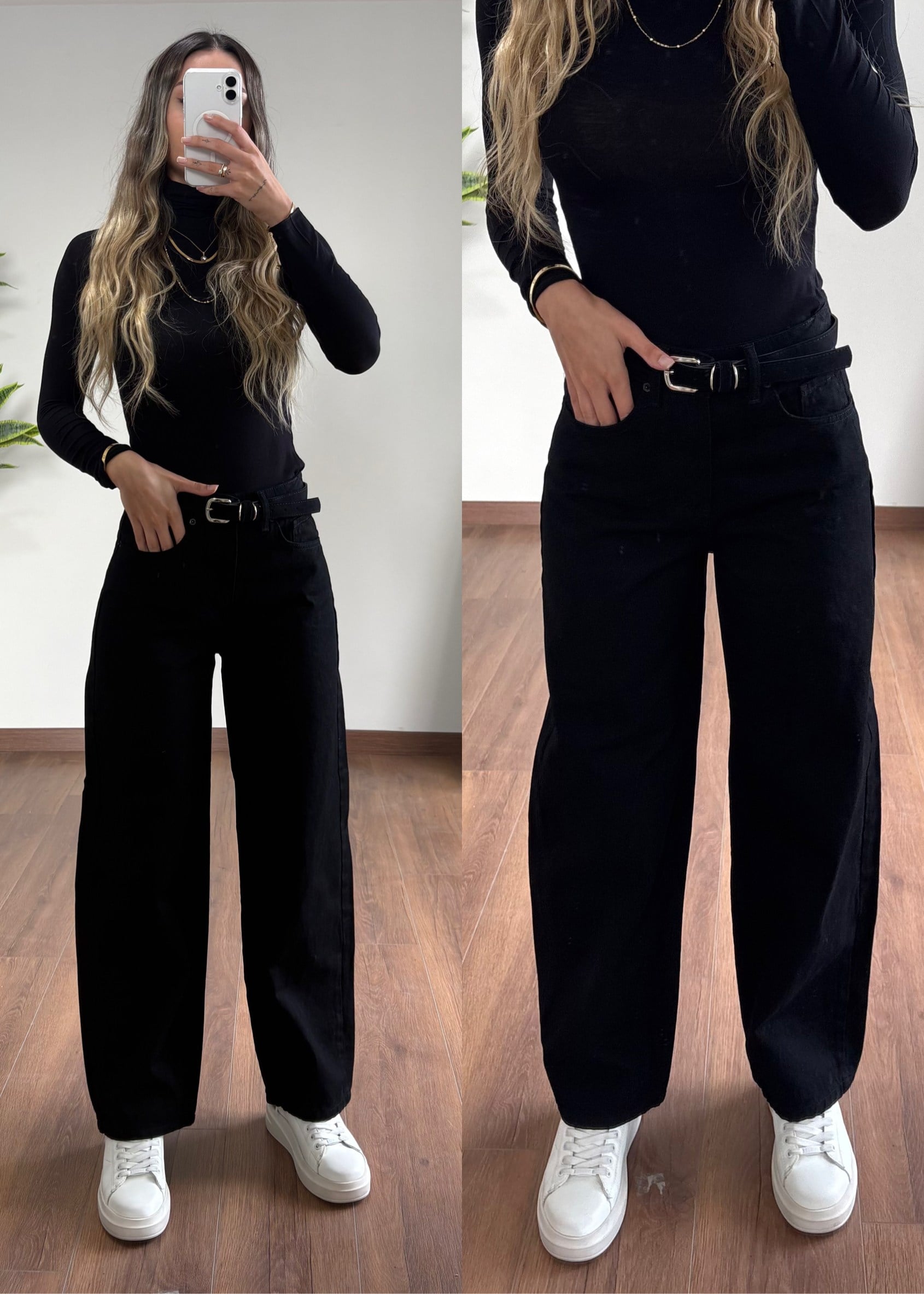 Siyah Baggy Pantolon