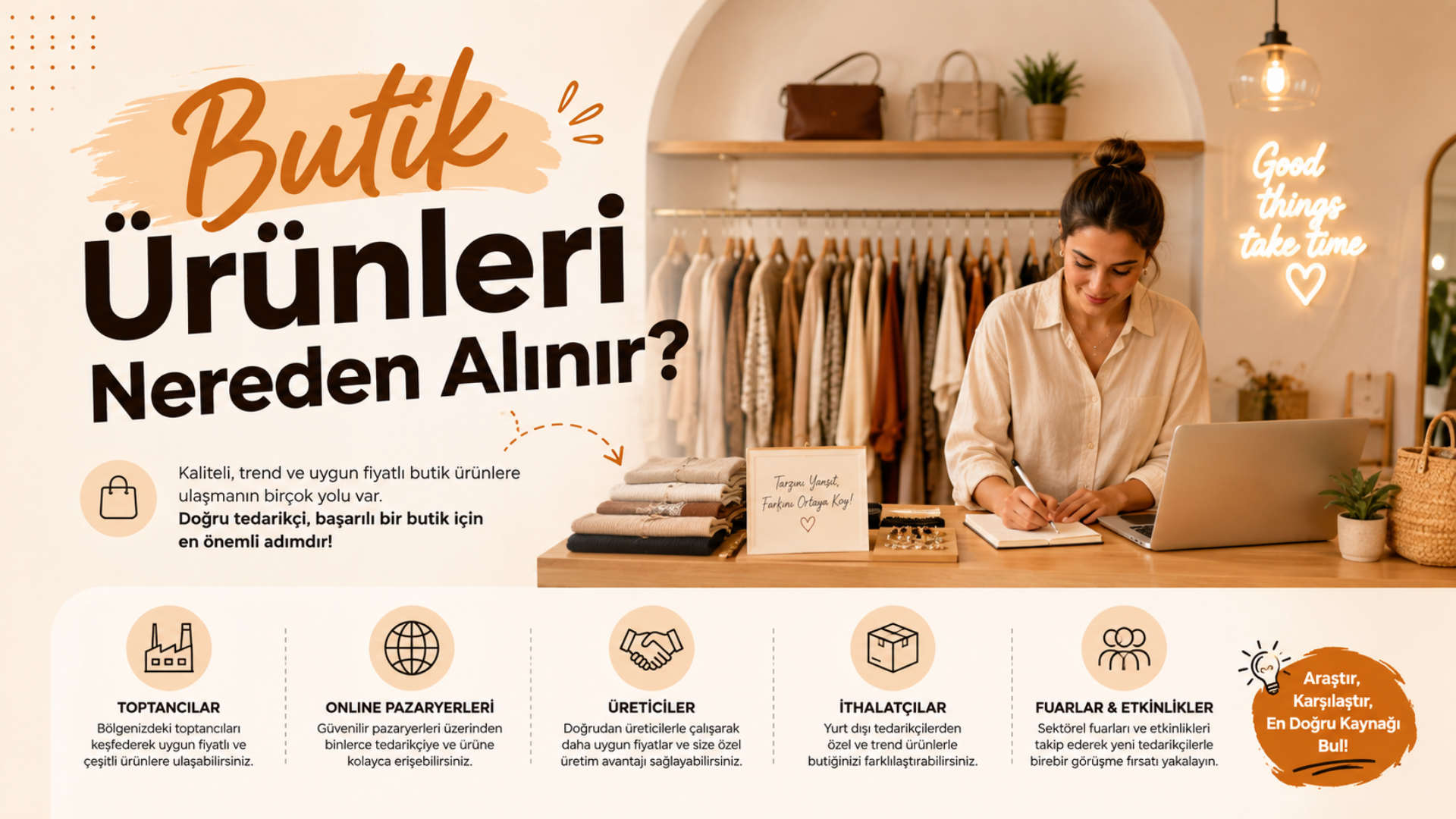 Butik ürünleri nereden alınır