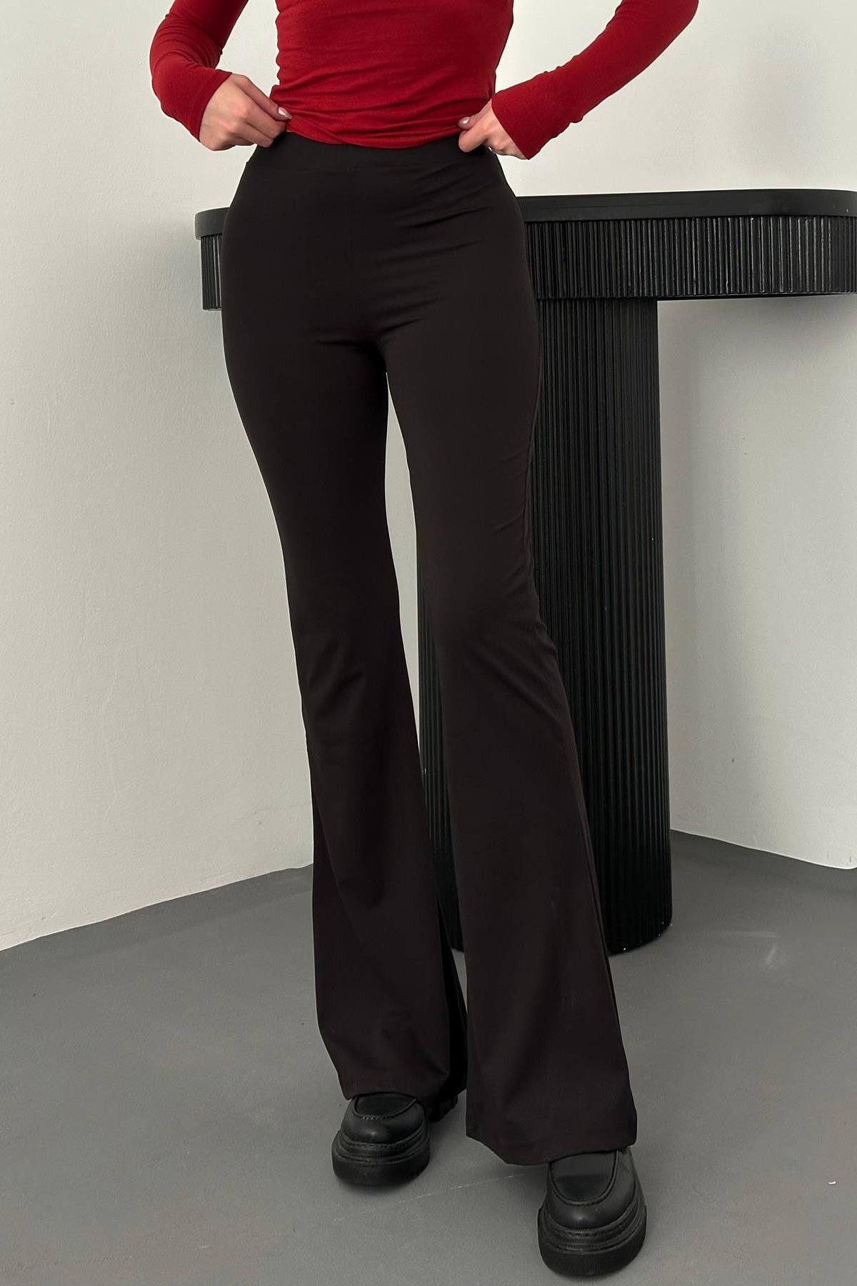 Toptan Siyah İspanyol Tayt