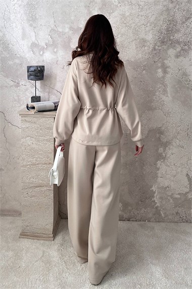 Beige Two-Piece Set
