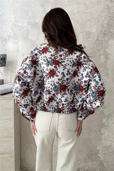 White Bomber Jacket