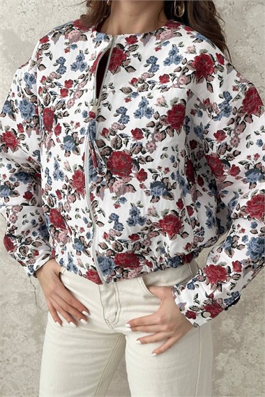 White Bomber Jacket
