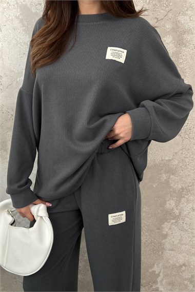 Füme Salaş Sweat Ve Pantolon