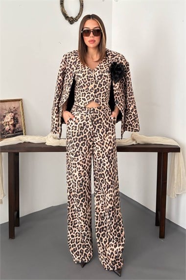 Leopard Print 3-Piece Set