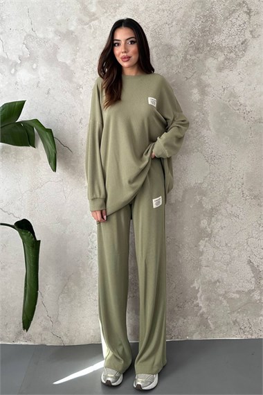 Mint Classic Corduroy Sweater And Pants Set