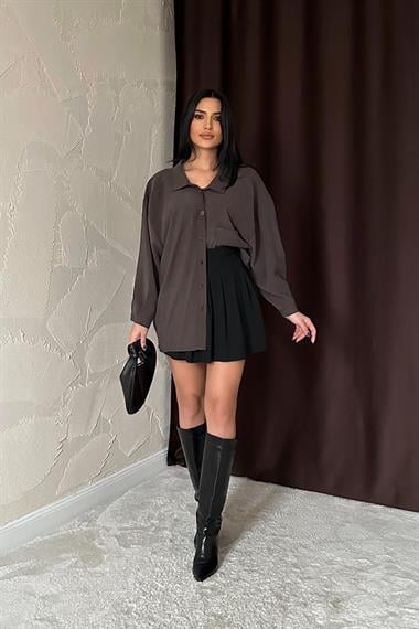 Wholesale Anthracite Casual Shirt