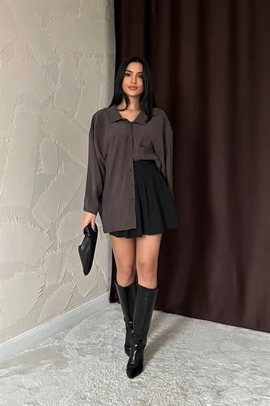 Wholesale Anthracite Casual Shirt