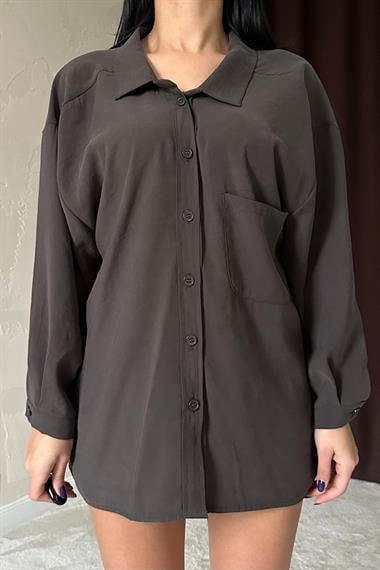 Wholesale Anthracite Casual Shirt