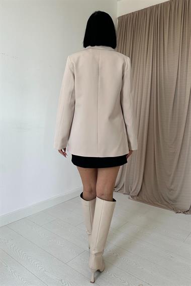 Toptan Bej Blazer Ceket