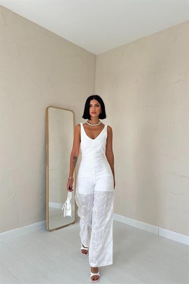 Toptan Beyaz Fisto Tulum