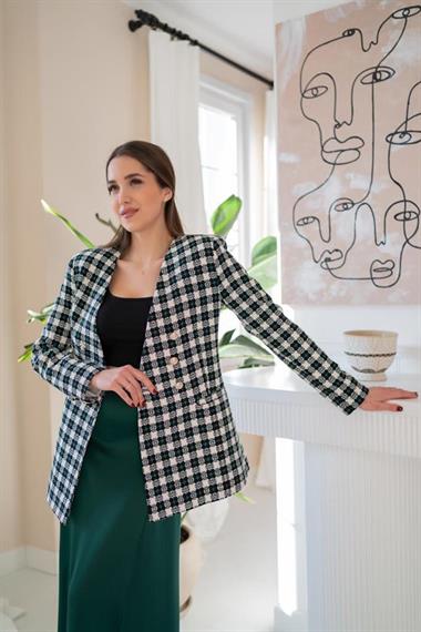 Toptan Beyaz Tüvit Ceket