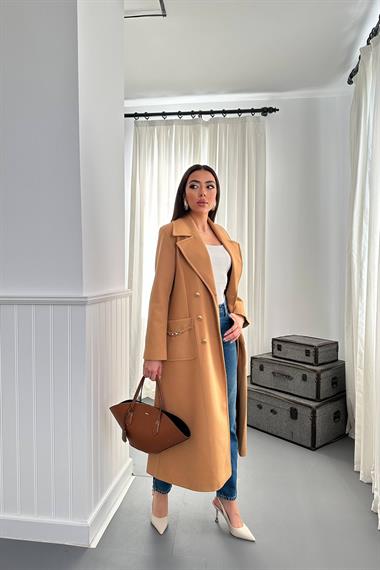 Toptan Camel Cep Zincirli Kaban