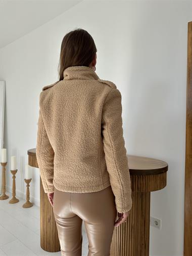 Toptan Camel Cepli Yumoş Ceket