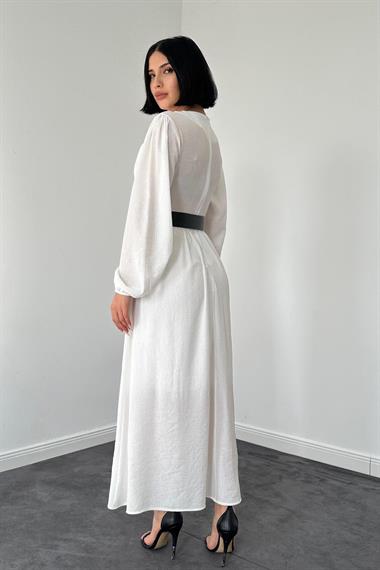 Toptan Ekru Felicita Elbise